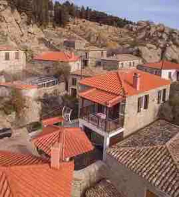 Traditional Stone-Built House With Great View Villa Kontias Esterno foto